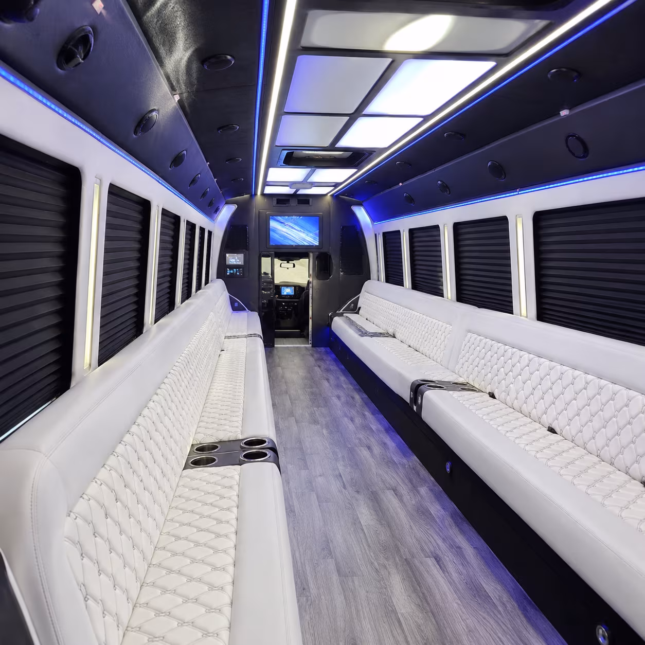 bremerton party bus rental interior