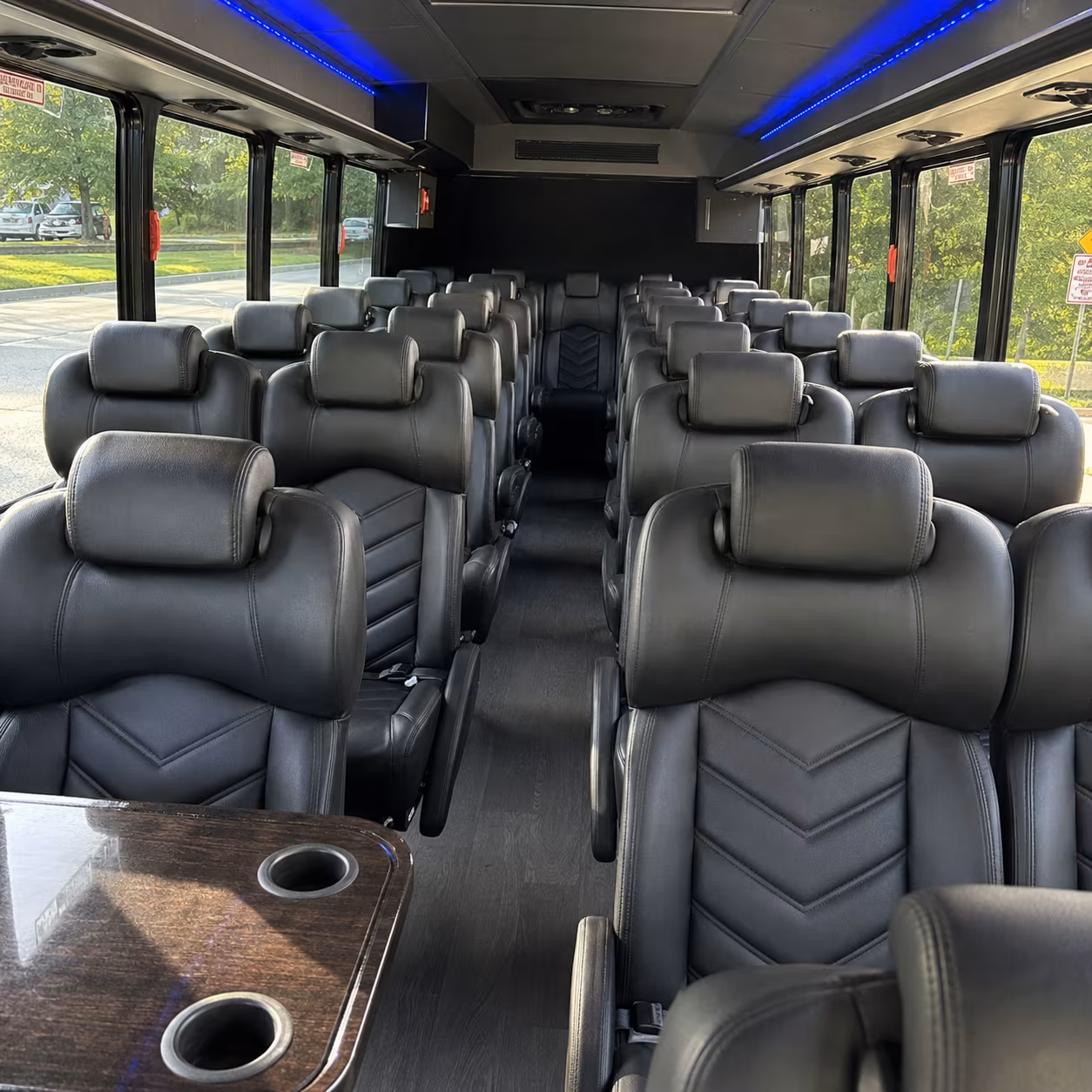 renton wedding shuttle bus rentals