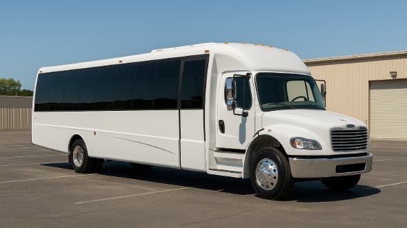 Exterior of Charter Bus Company Bellevue's 30 Passenger Minibus in Bellevue