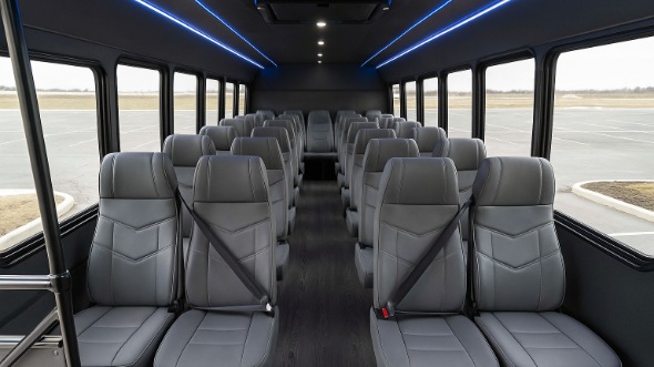 bremerton 20 passenger minibus interior