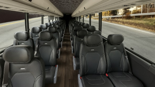 bremerton 25 passenger minibus inside