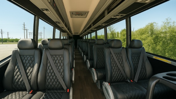 bremerton 28 passenger minibus inside