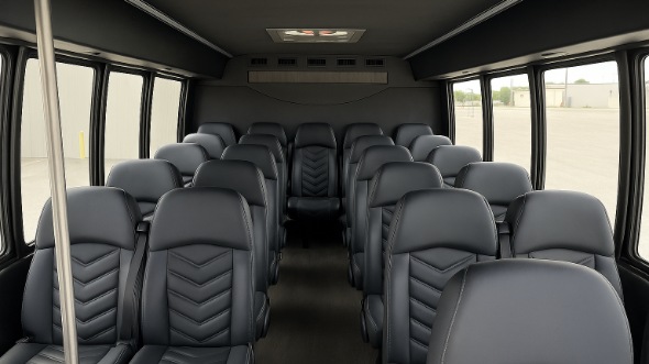 bremerton 35 passenger minibus inside