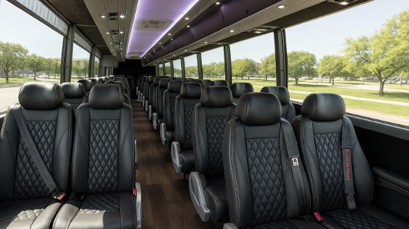 bremerton 35 passenger minibus interior
