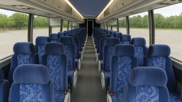 bremerton 50 passenger charter bus inside