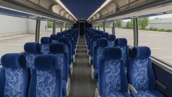 bremerton 50 passenger charter bus interior